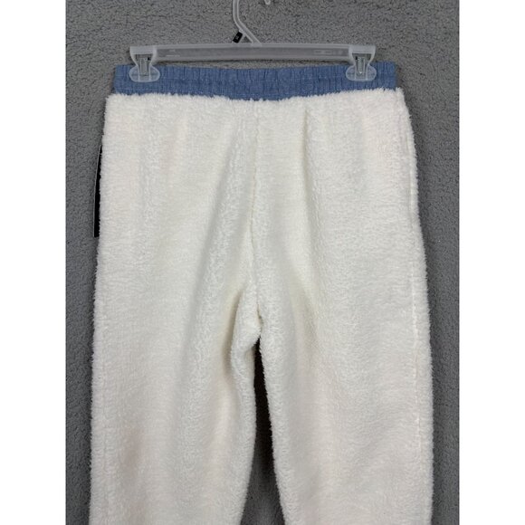 Madden Girl Juniors' Sherpa Denim Star Fleece Jogger Pants Large Multicolor NWTs - Picture 4 of 8